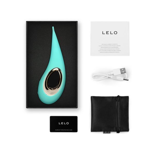 Кліторальний вібратор LELO DOT Aqua, точкова стимуляція, технологія Infinite Loop SO8085