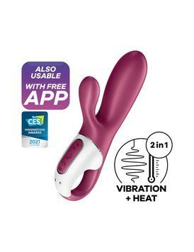 Смарт вібратор кролик із підігрівом Satisfyer Hot Bunny SO6086