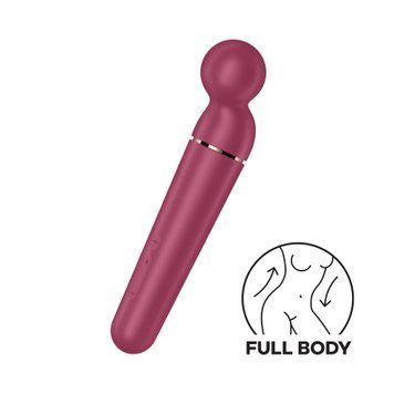 Вібромасажер Satisfyer Planet Wand-er Berry/Rosegold, дуже потужний, бездротовий SO8781