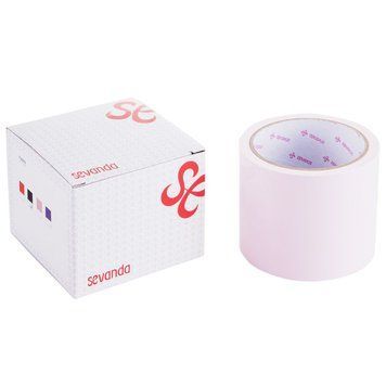 Скотч для бондажа LOCKINK SEVANDA Electrostatic Tape, бледно-розовая, 16 м SX0891