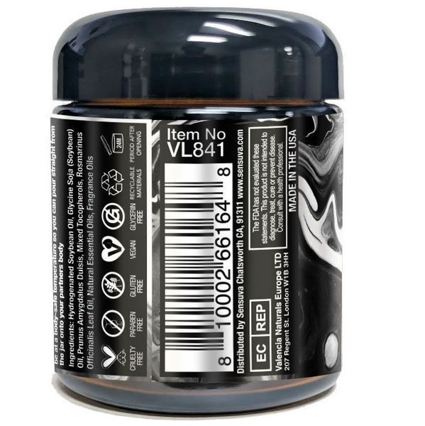 Массажная свеча Sensuva [HE]RO Dark Temptation Massage Oil Candle 113г SX2600