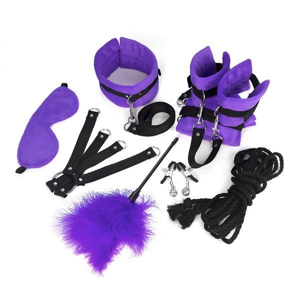 BDSM-набір Art of Sex &ndash; Soft Touch BDSM Set, фіолетовий, 9 предметів SO6600