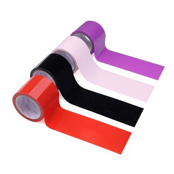 Скотч для бондажа LOCKINK SEVANDA Electrostatic Tape, бледно-розовая, 16 м SX0891