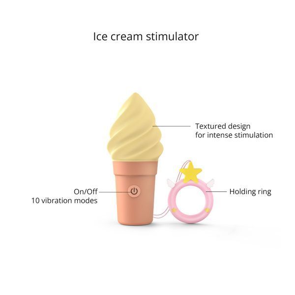 Вибратор-мороженое Love To Love CAND'ICE &mdash; VANILLA POP SO6819