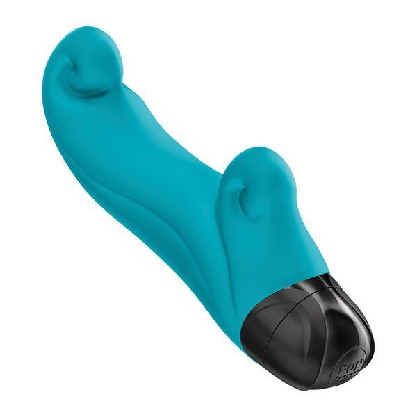 Вибратор-кролик Fun Factory OCEAN Aquamarine, для клитора и точки G, 6 режимов, на батарейках SX3711