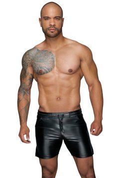 Мужские шорты с мокрым эффектом Noir Handmade H061 Powerwetlook shorts, S SX0103