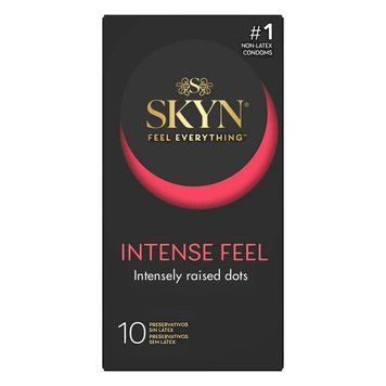 Безлатексные премиум-презервативы SKYN Intense Feel, 10 шт., точечный рельеф SX2385