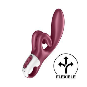 Вібратор-кролик Satisfyer Touch Me Red, подвійний відросток, 3 потужні мотори SO7776