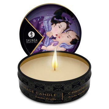 Масажна свічка Shunga Mini Massage Candle &ndash; Exotic Fruits (30 мл) з афродизіаками SO2518
