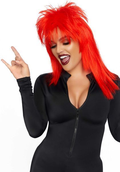 Перука рок-зірки Leg Avenue Unisex rockstar wig Red, унісекс, 53 см SO7939