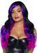 Разноцветный парик Leg Avenue Allure Multi Color Wig Black/Purple SO8007 фото 1