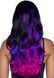 Разноцветный парик Leg Avenue Allure Multi Color Wig Black/Purple SO8007 фото 2