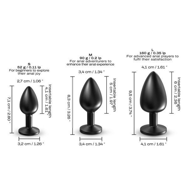 Анальная пробка Dorcel ONIX PLUG S SX1377