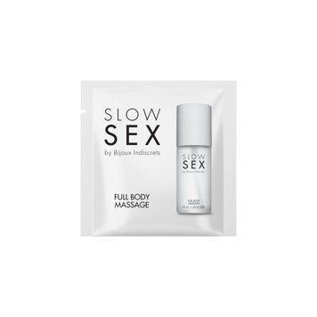 Пробник силіконового гелю для масажу всього тіла Bijoux Indiscrets Slow Sex Full body massage SO5949
