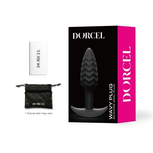 Анальная пробка Dorcel WAVY PLUG, диаметр 3 см, силикон SO8288