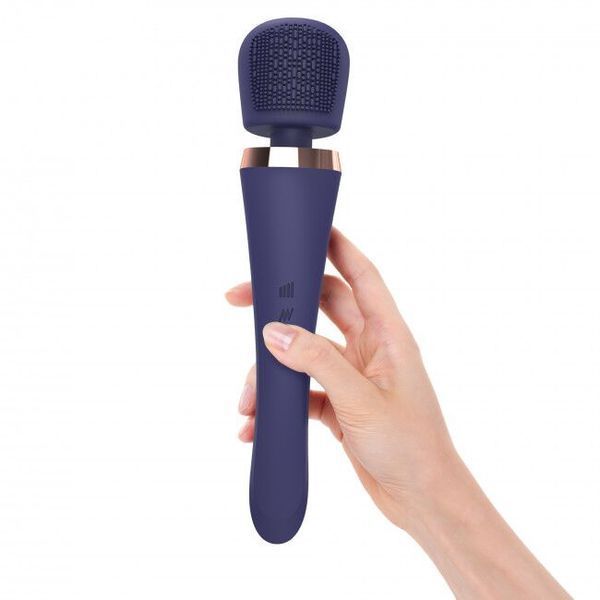 Вібромасажер з силіконовою щіточкою Love to Love Brush Crush &ndash; Midnight Indigo SO5533