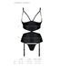 Корсет с открытой грудью Passion JANNIES CORSET XXL/XXXL black, стринги в наборе SO8447 фото 5