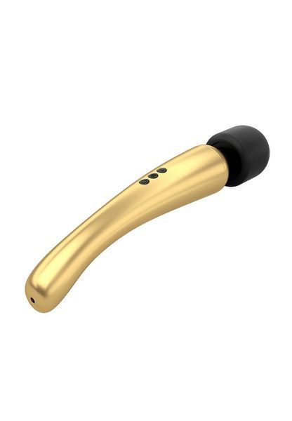 Потужний вібромасажер Dorcel Megawand Gold який перезаряджається, 160 режимів SO1730