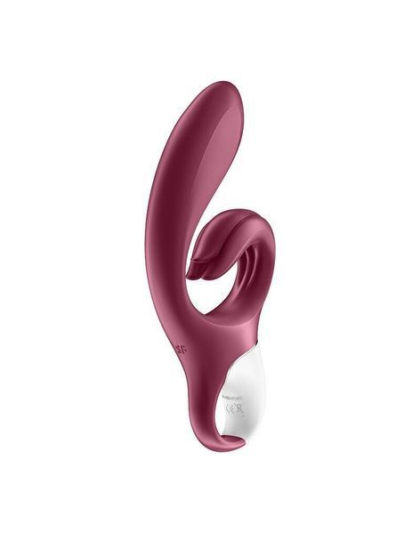 Вибратор-кролик Satisfyer Love Me Red, гибкий, отросток с тройным кончиком SO7778