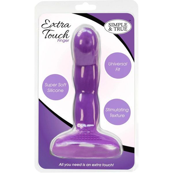 Насадка на палец Simple&True Extra Touch Finger Dong Purple SO5591