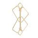 Зажимы для сосков с тяжелой подвеской LOCKINK Nipple Clamps with Heavy Pendant - Golden SX0844 фото 9