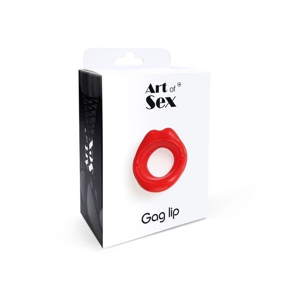 Кляп-розширювач у формі губ Art of Sex &ndash; Gag lip, червоний SO6701