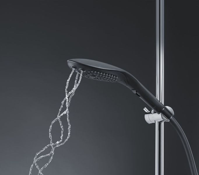 Насадка-стимулятор для душа 2в1 Womanizer Wave Black, массажер для интимных зон SO8763