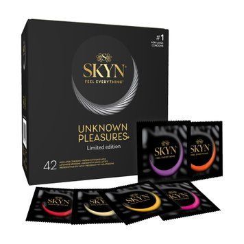Безлатексні преміум-презервативи SKYN Unknown Pleasures 42 шт, 6 різних видів SX2389