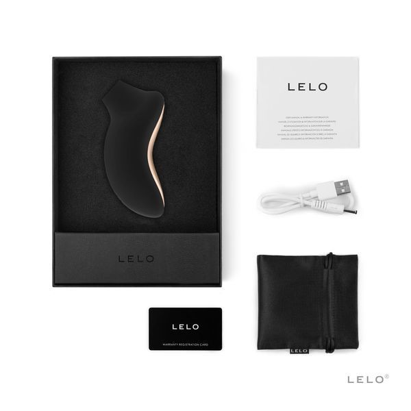 Звуковий стимулятор клітора LELO SONA 2 Black, 12 режимів SO8100