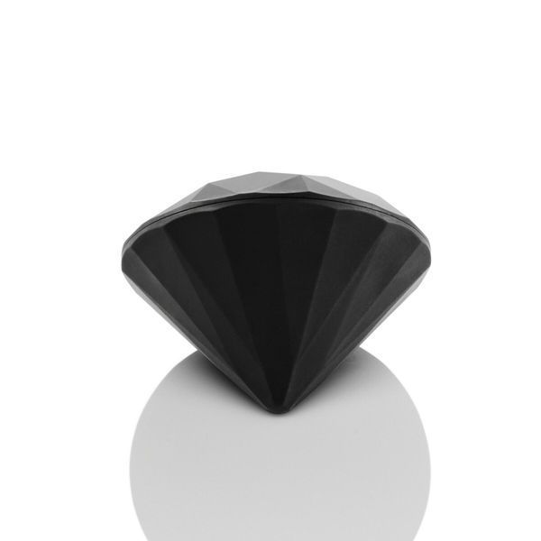 Вібромасажер діамант Bijoux Indiscrets - Twenty One Black, стильний аксесуар для дамської сумочки SX3247