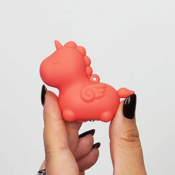 Вибратор мини-единорожка Unihorn Mini &ndash; Peachy Pony, брелок с вибрацией, 10 режимов SX2869