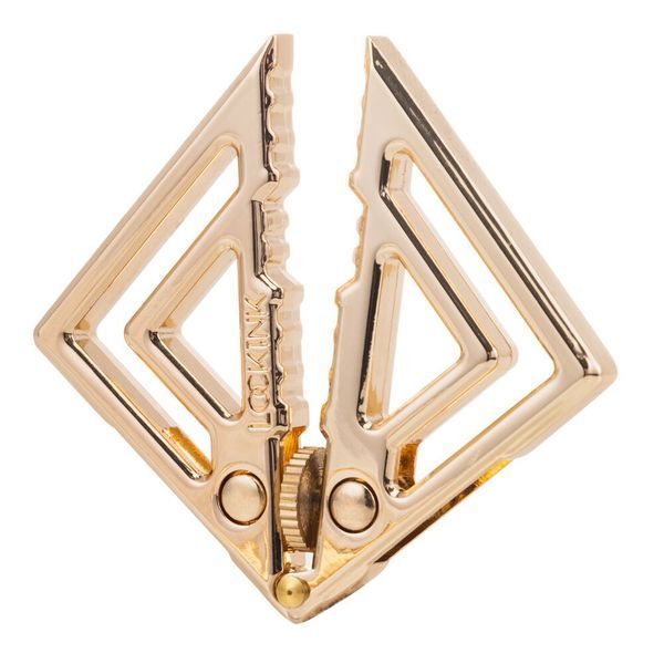 Зажимы для сосков с тяжелой подвеской LOCKINK Adjustable Nipple Clamps with Heavy Pendant - Golden SX0846