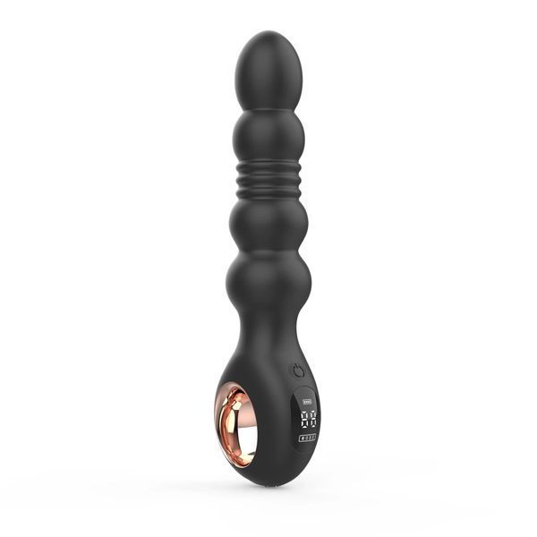 Анальний вібратор з пульсацією Loviss Thor Thrusting Anal Plug, 2 мотори SX3998