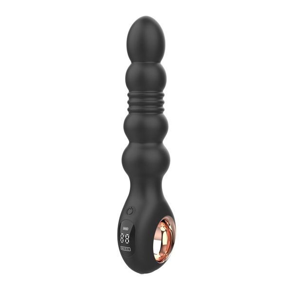 Анальний вібратор з пульсацією Loviss Thor Thrusting Anal Plug, 2 мотори SX3998