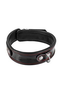 Нашийник з натуральної шкіри Fetish Tentation Premium Patent leathe chocker SX1094