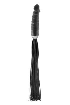 Флогер з ручкою-дилдо Fetish Tentation Whip with Dildo Handle SO4048