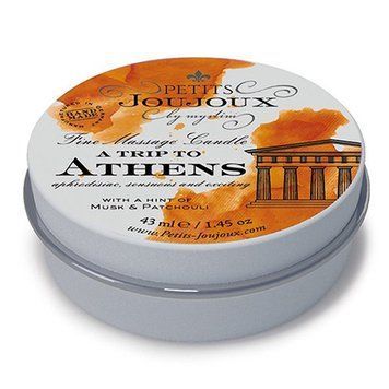 Массажная свечa Petits Joujoux - Athens - Musk and Patchouli (43 мл) с афродизиаками SO3169