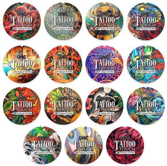 Презерватив ONE Tattoo Touch Purple, 1 шт, фиолетовый с рельефом в виде татуировки SX0757