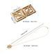 Затискачі для сосків з легкою підвіскою LOCKINK Adjustable Nipple Clamps with Light Pendant, золотисті SX0848 фото 8