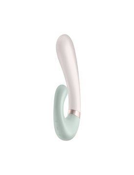Смарт вібратор-кролик із підігрівом Satisfyer Heat Wave Mint SO6097