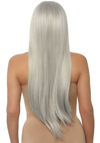 Перука Leg Avenue 33&Prime; Long straight center part wig Grey SO8588