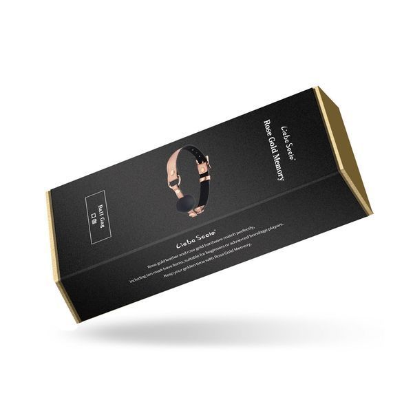 Кляп Liebe Seele Rose Gold Memory Ball Gag SO9493