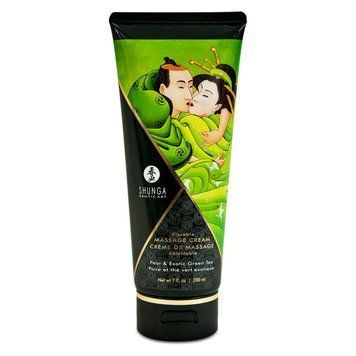 Їстівний масажний крем Shunga Kissable Massage Cream &ndash; Pear & Exotic Green Tea (200 мл) SO2508