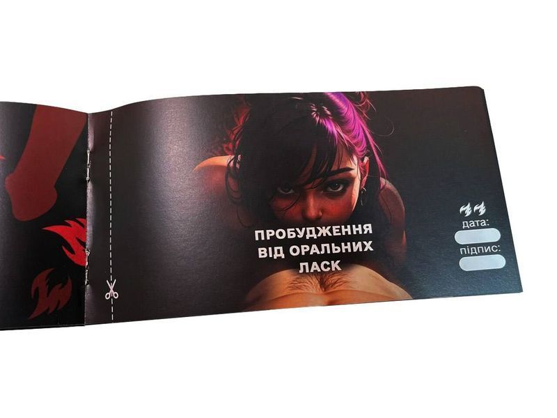 Чекова книжка &laquo;СЕКС Бажань - Новий рівень&raquo; (50 спокусливих чеків) (UKR) SX0671