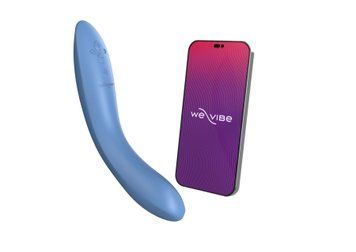 Смарт-вібратор We-Vibe Rave 2 Twisted Pleasure Blue, для точки G та входу в піхву, 2 мотори SO8768