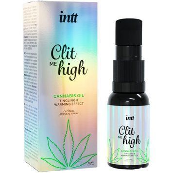 Стимулювальний гель для клітора Intt Clit Me On High Cannabis Oil 15 мл, сильна стимуляція SO8394