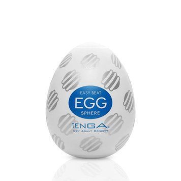 Мастурбатор-яйце Tenga Egg Sphere з багаторівневим рельєфом SO5491