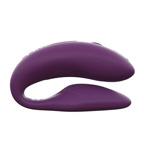 Смарт-вибратор для пар We-Vibe Chorus Purple, сенсорное управление вибрациями сжатием пульта SO6923