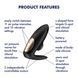 Вакуумний вібратор для пар Satisfyer Pro 4 Couples Battery Series SX3840 фото 5