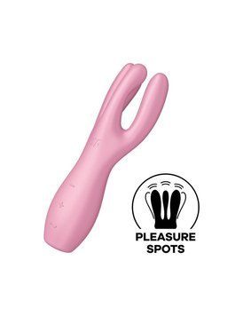 Клиторальный вибратор Satisfyer Threesome 3 Pink с тремя пальчиками SO6101